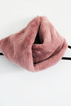 339 Pink - Faux Fur Snood Scarf - Perception0one.com