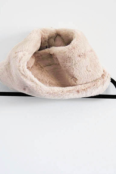 643 Ivory - Faux Fur Snood Scarf - Perception0one.com