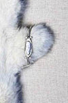 336 White -  Inlaid Stone Oval Bracelet - Perception0one.com