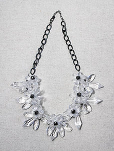 206 Silver - Crystalline Necklace - Perception0one.com