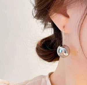 Round Ball Chain Earrings - Perception0one.com