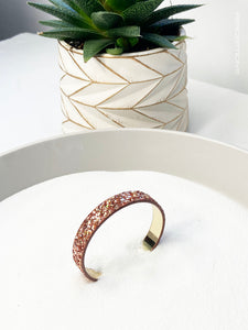 365 Copper - Glitter Cuff Bracelet - Perception0one.com