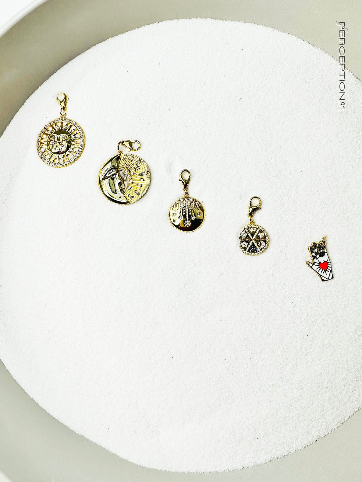 Celestial Charms (Each Sold Separately) - attach  to any Charm Bracelet or Necklace - Perception0one.com