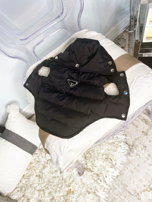 Pet Pawda Nylon Puffer Vest w/ detatchable hood - Perception0one.com