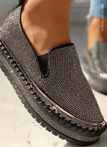Slip on espadrille with bling!! - Perception0one.com