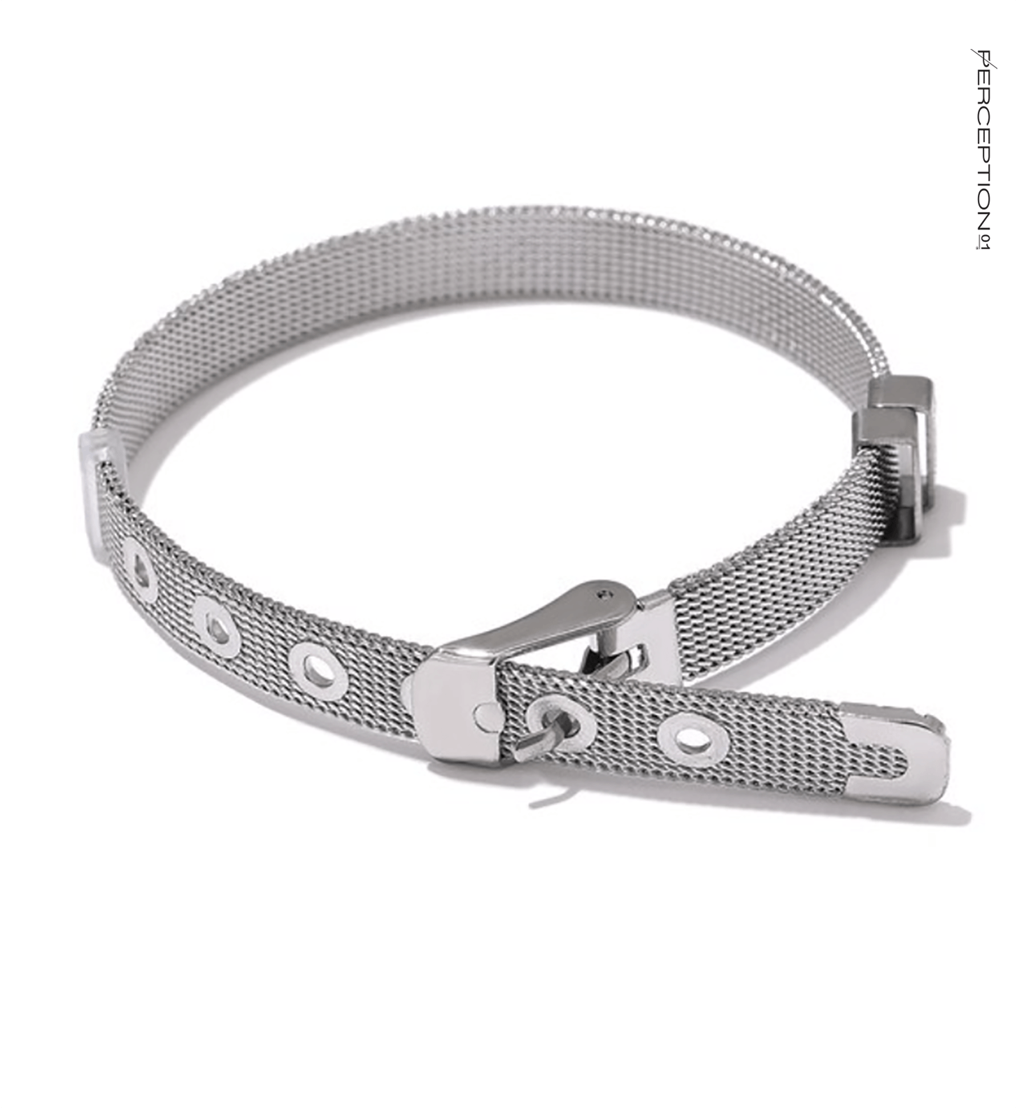 Silver Belt Style Bracelet ~ Charm your life - Perception0one.com