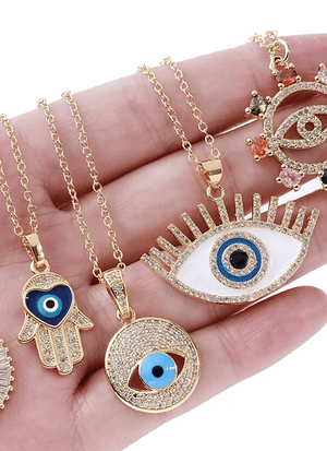 Evil Eye Epoxy Charm - Watches out over you - Perception0one.com