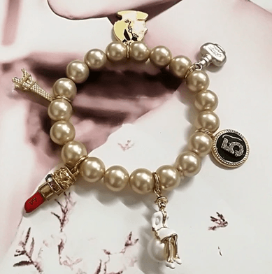 Pearl Flower #5 Charm Bracelet - Perception0one.com